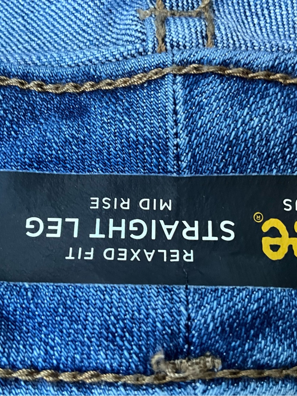 Lee Plus Relaxed Fit Straight Leg Jeans Size 20W Long Mid Ris - Picture 3 of 10